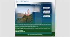 Desktop Screenshot of customvideosf.com